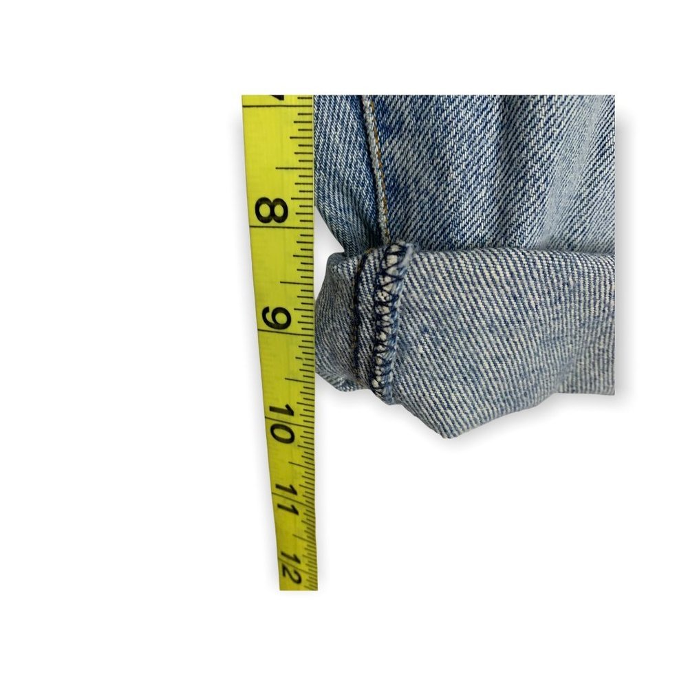 Vintage 90s Levis Bermuda High Rise Button Fly Shorts Size M - Picture 10 of 11